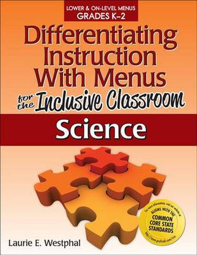 Cover image for Differentiating Instruction With Menus for the Inclusive Classroom: Science