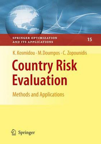 Cover image for Country Risk Evaluation: Methods and Applications