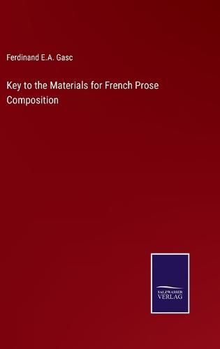 Key to the Materials for French Prose Composition