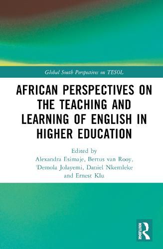Cover image for African Perspectives on the Teaching and Learning of English in Higher Education