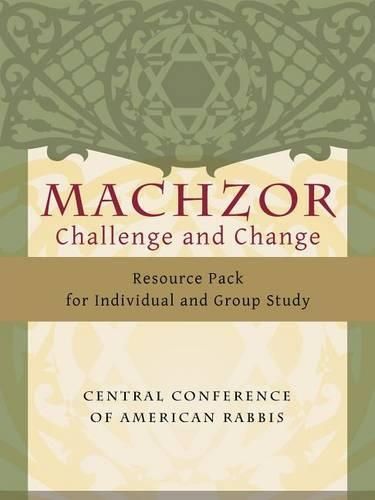 Cover image for Machzor: Challenge and Change Resource Pack