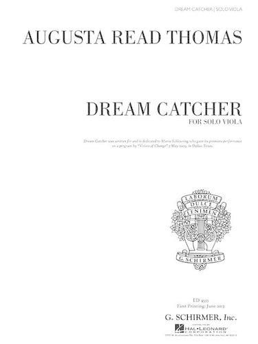 Cover image for Dream Catcher - Solo Viola