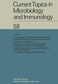 Cover image for Current Topics in Microbiology and Immunology: Ergebnisse der Mikrobiologie und Immunitatsforschung