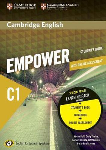 Cover image for Cambridge English Empower for Spanish Speakers C1 Learning Pack (Student's Book with Online Assessment and Practice and Workbook)