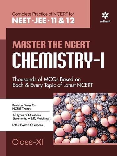 Cover image for Master The NCERT for NEET Chemistry - Vol.1