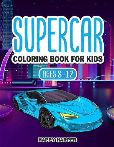 Cover image for Supercar Coloring Book