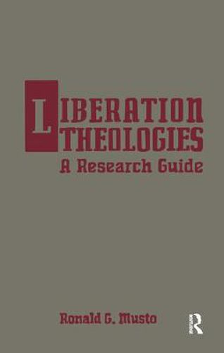 Cover image for Liberation Theologies: A Research Guide