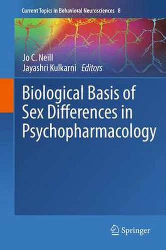 Cover image for Biological Basis of Sex Differences in Psychopharmacology