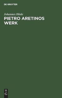 Cover image for Pietro Aretinos Werk