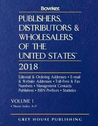 Cover image for Publishers, Distributors & Wholesalers in the US 2018, 2 Volume Set