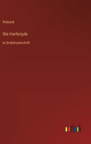 Cover image for Die Harfenjule