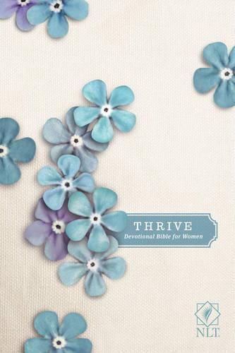 NLT THRIVE Creative Journaling Devotional Bible, Flowers