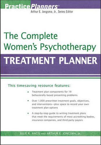 The Complete Women's Psychotherapy Treatment Planner