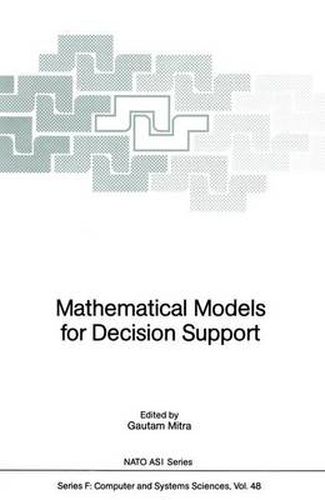 Cover image for Mathematical Models for Decision Support