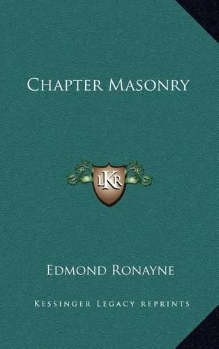 Cover image for Chapter Masonry