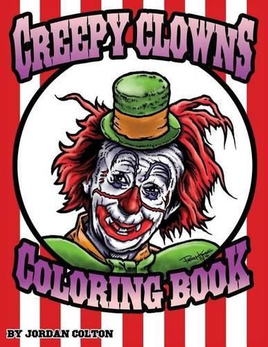 Cover image for Creepy Clown Adult Coloring Book