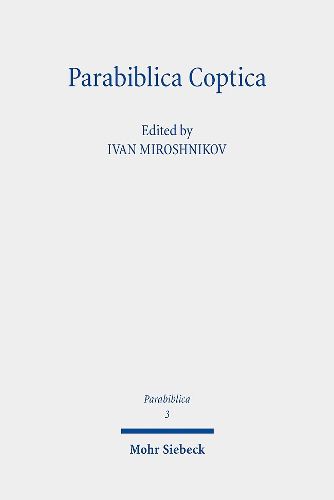 Cover image for Parabiblica Coptica