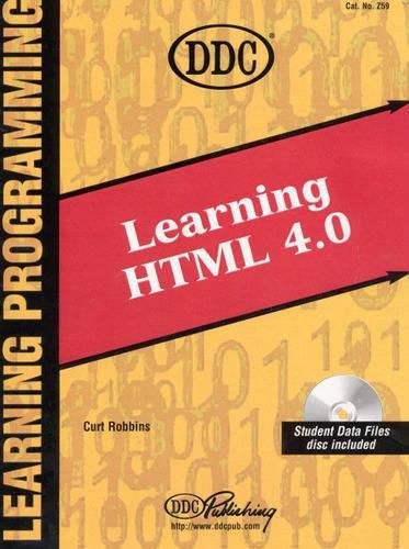 Cover image for DDC Learning HTML 4.0