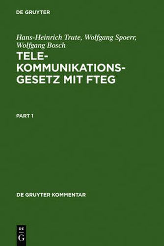 Cover image for Telekommunikationsgesetz mit FTEG