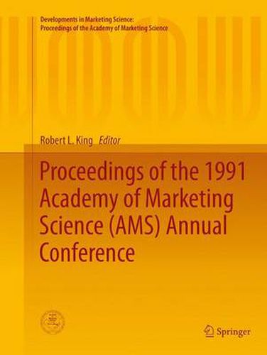 Cover image for Proceedings of the 1991 Academy of Marketing Science (AMS) Annual Conference