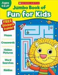 Cover image for Jumbo Book of Fun for Kids Workbook