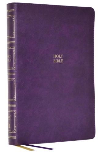 Cover image for KJV, Paragraph-style Large Print Thinline Bible, Leathersoft, Purple, Red Letter, Comfort Print: Holy Bible, King James Version