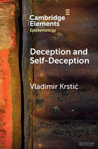 Cover image for Deception and Self-Deception