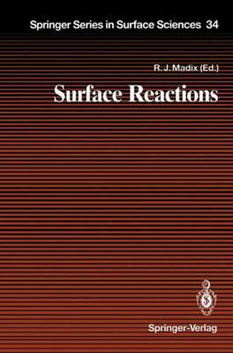 Cover image for Surface Reactions