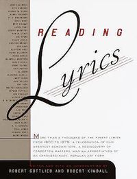 Cover image for Reading Lyrics: More Than 1000 of the Century's Finest Lyrics