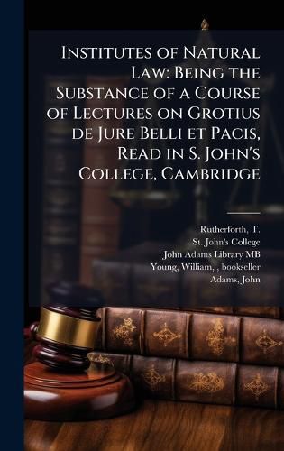 Cover image for Institutes of Natural Law