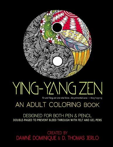 Cover image for Yin-Yang Zen, Adult Coloring Book