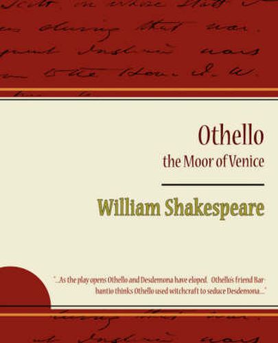 Cover image for Othello - The Moor of Venice