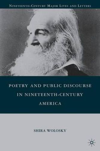 Cover image for Poetry and Public Discourse in Nineteenth-Century America