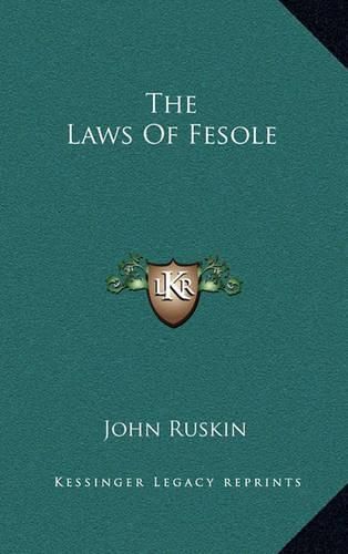 Cover image for The Laws of Fesole