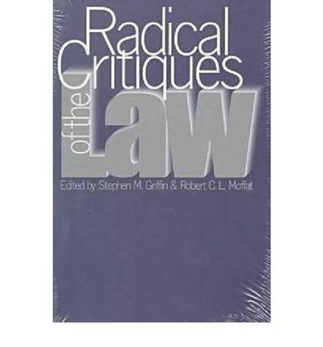 Cover image for Radical Critiques of the Law