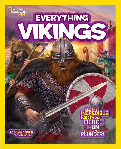 Cover image for Everything Vikings: All the Incredible Facts and Fierce Fun You Can Plunder