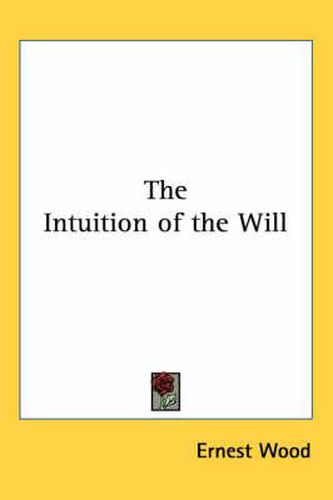 Cover image for The Intuition of the Will