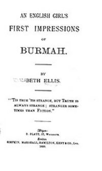 Cover image for An English Girl's First Impressions of Burmah