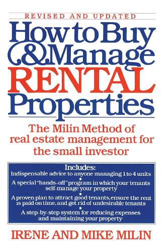 Cover image for How to Buy and Manage Rental Properties: The Milin Method of Real Estate Management for the Small Investor