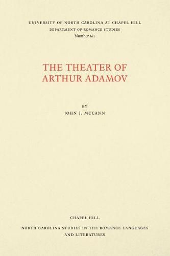 The Theater of Arthur Adamov