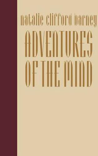 Cover image for Adventures of the Mind: The Memoirs of Natalie Clifford Barney