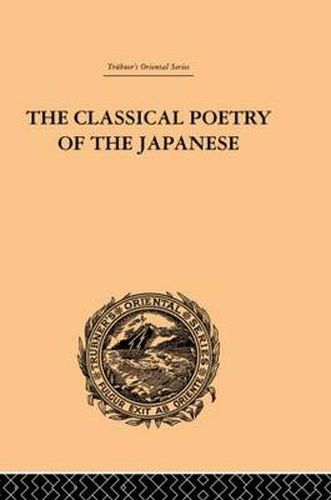 Cover image for The Classical Poetry of the Japanese