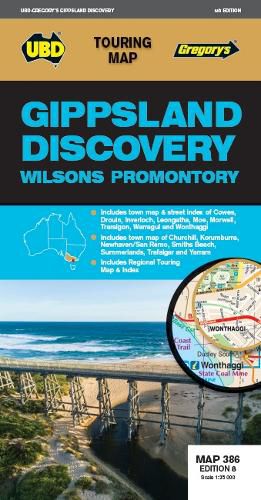 Gippsland Discovery Map 386 8th ed: Wilsons Promontory