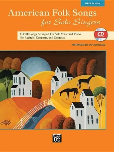 Cover image for American Folk Songs for Solo Singers