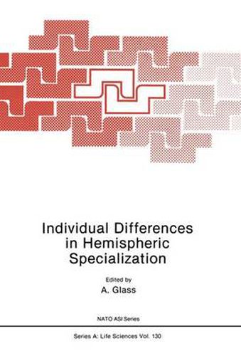 Cover image for Individual Differences in Hemispheric Specialization