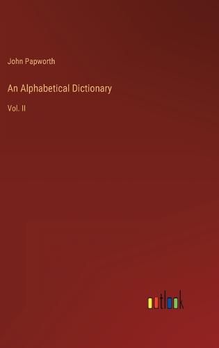 Cover image for An Alphabetical Dictionary