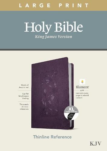 Cover image for KJV Large Print Thinline Reference Bible, Filament Enabled E