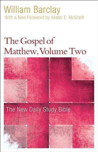 Cover image for The Gospel of Matthew, Volume Two