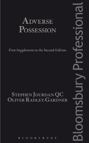 Cover image for Adverse Possession: First Supplement to the Second Edition