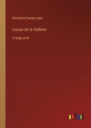 Cover image for Louise de la Valliere